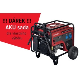Honda EM 5500 i-AVR + elektrostart jednofázová